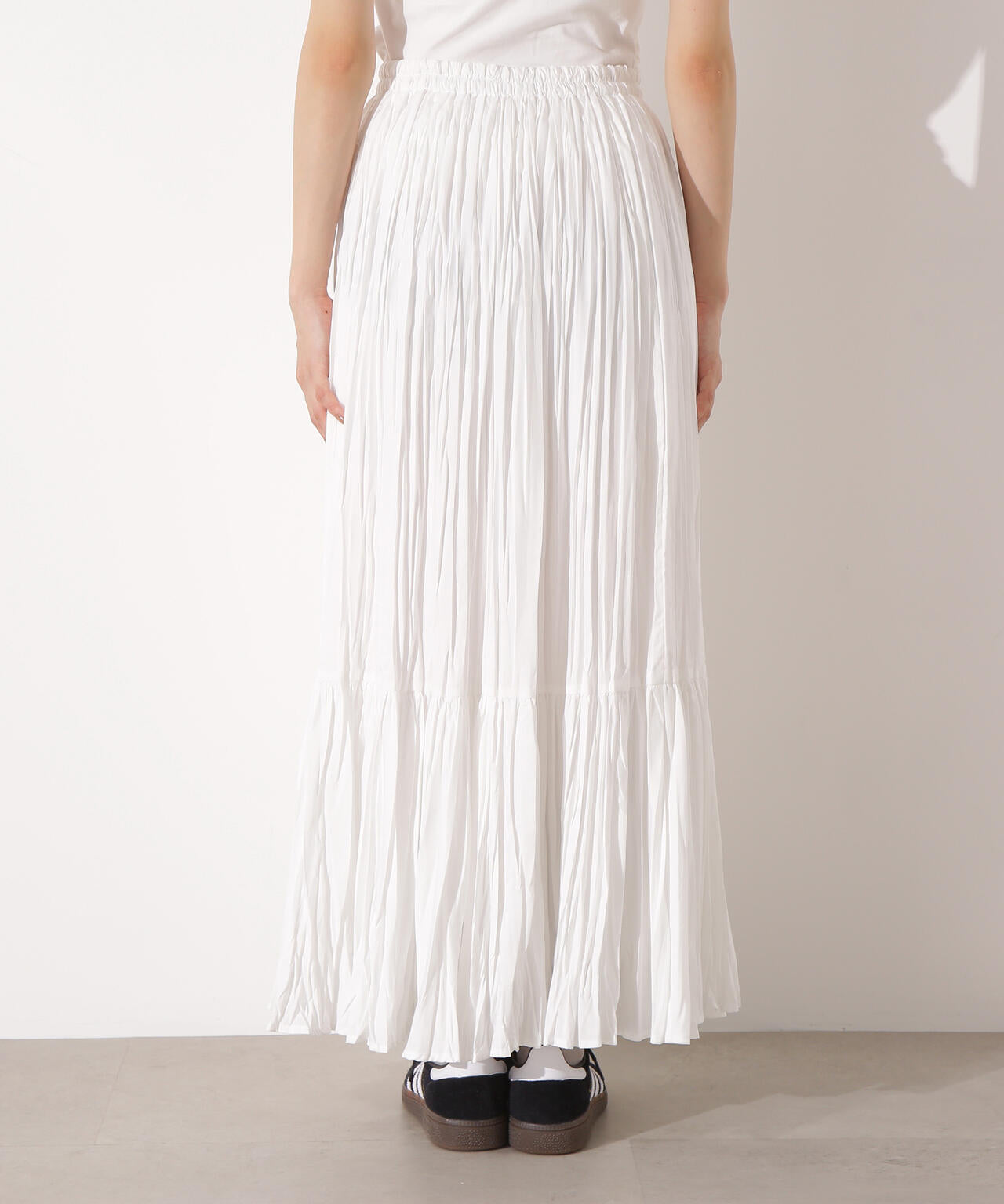ティアードプリーツスカート