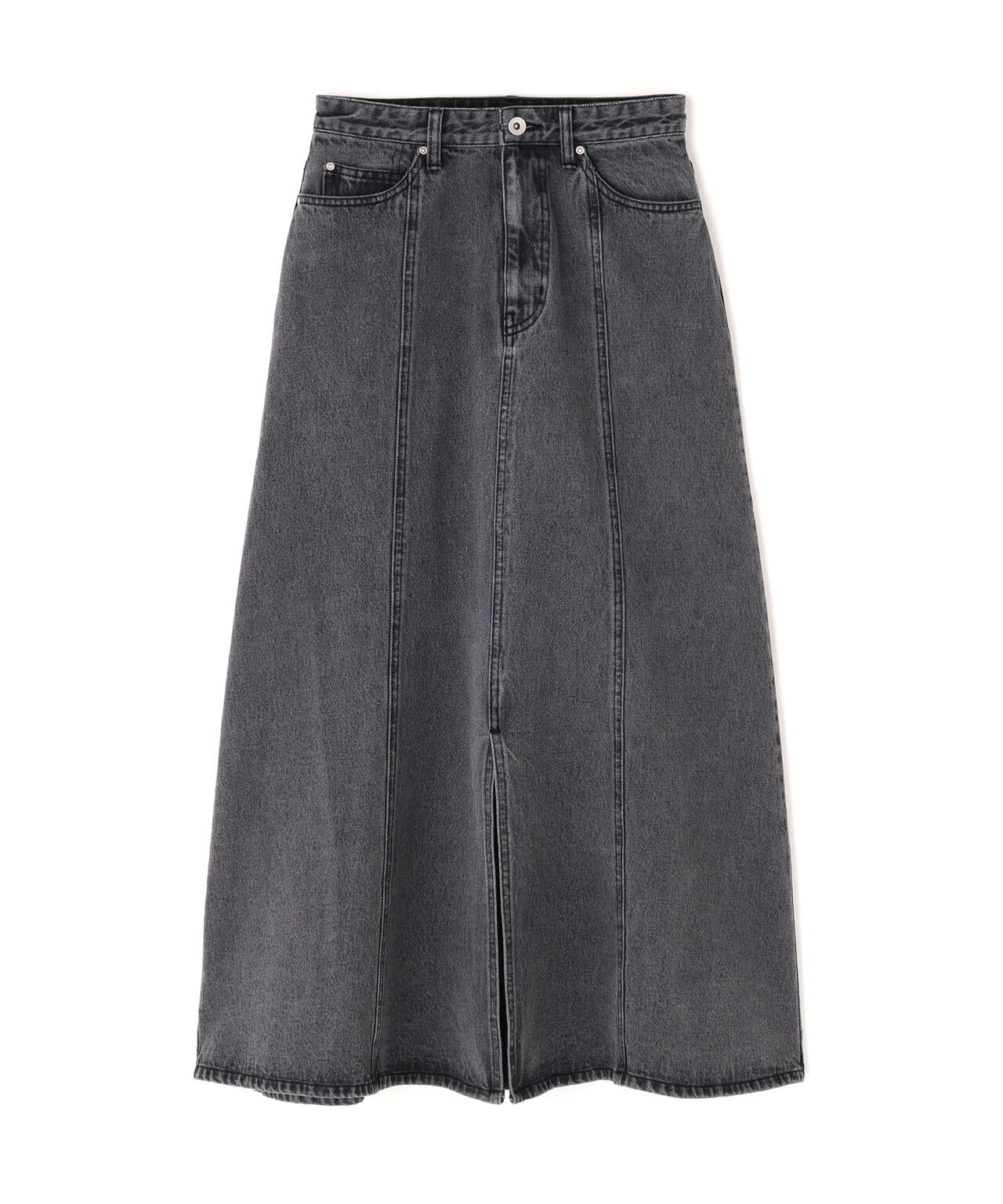 【小室安未さん着用】パネル切替デニムフレアスカート