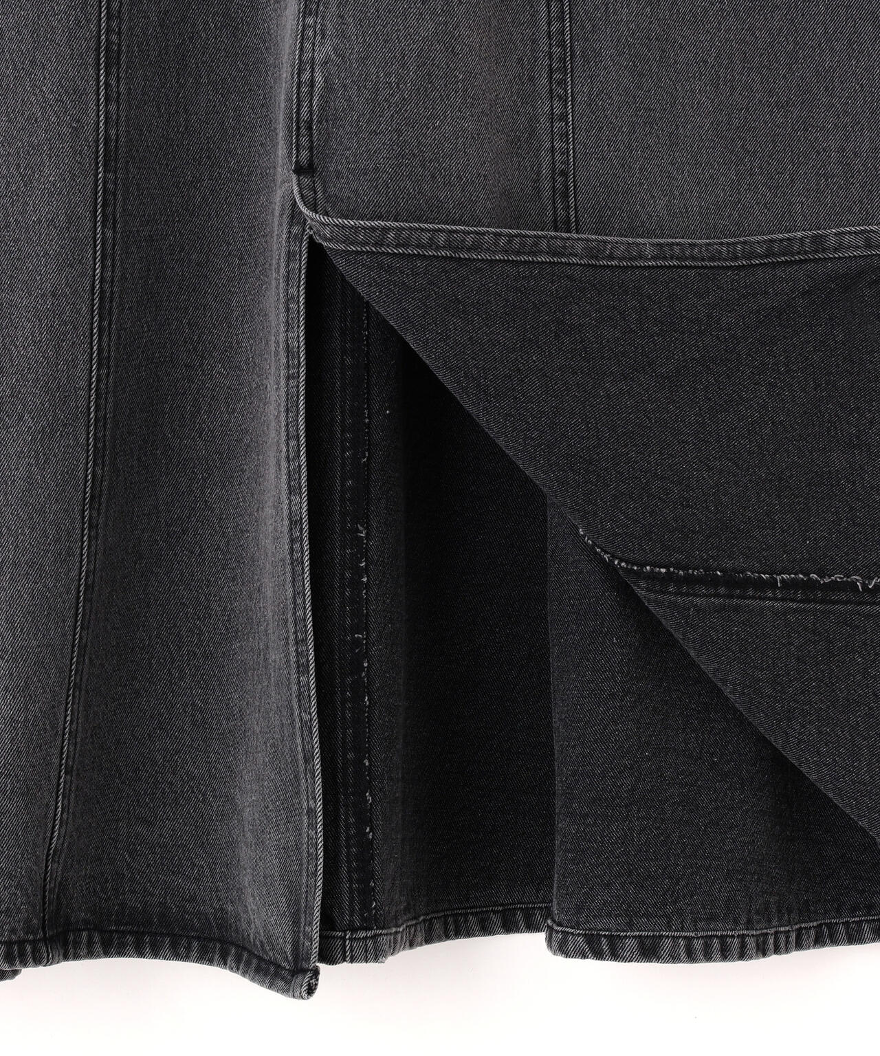 【小室安未さん着用】パネル切替デニムフレアスカート