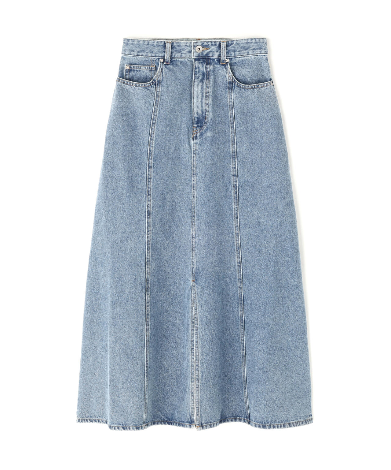 【小室安未さん着用】パネル切替デニムフレアスカート