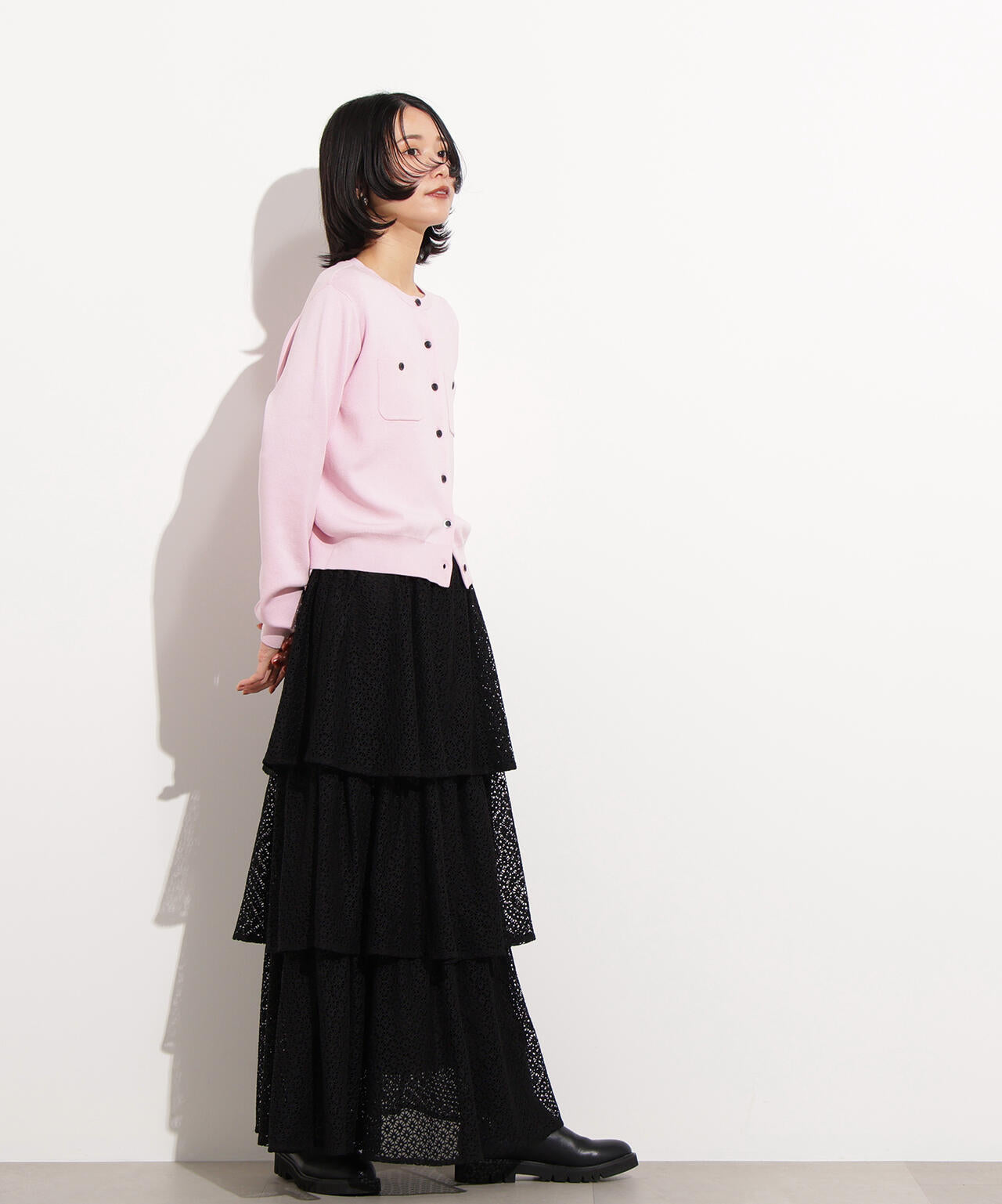 ティアードレーススカート