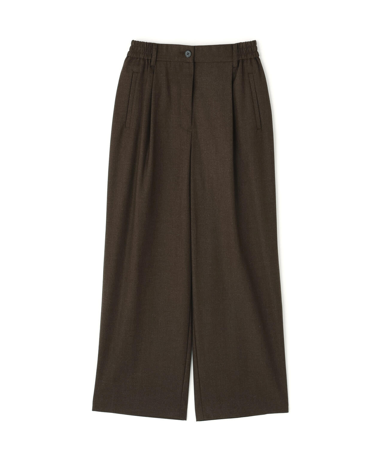 【岸本セシルさん着用】リラックスタックワイドパンツ