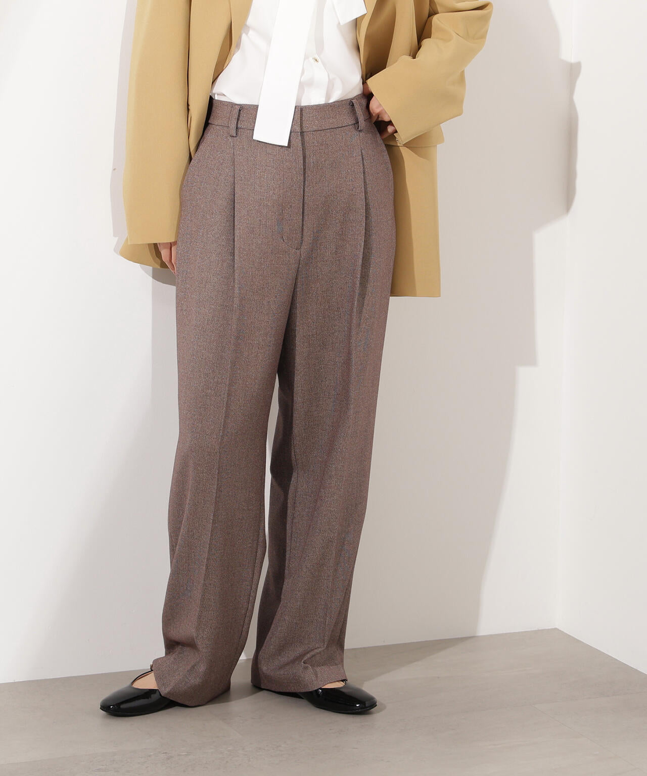 【小室安未さん着用】ツィーディーワンタックストレートパンツ