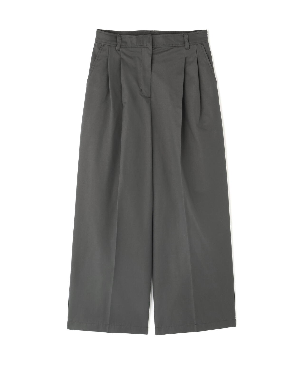 ツータックツイルパンツ