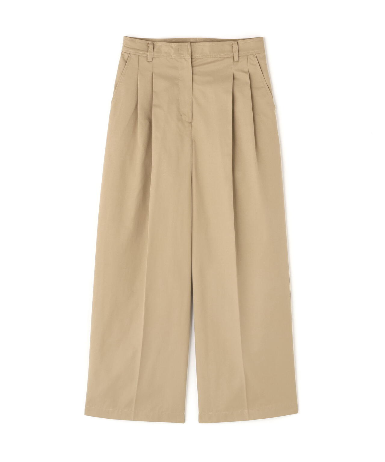 ツータックツイルパンツ