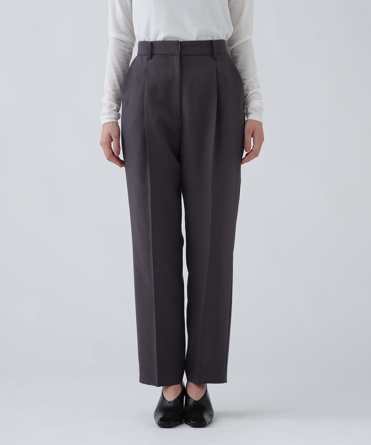 【365ユーティリティー】洗えてシワになりづらいジャケットみたいなブラウスセットアップ パンツ