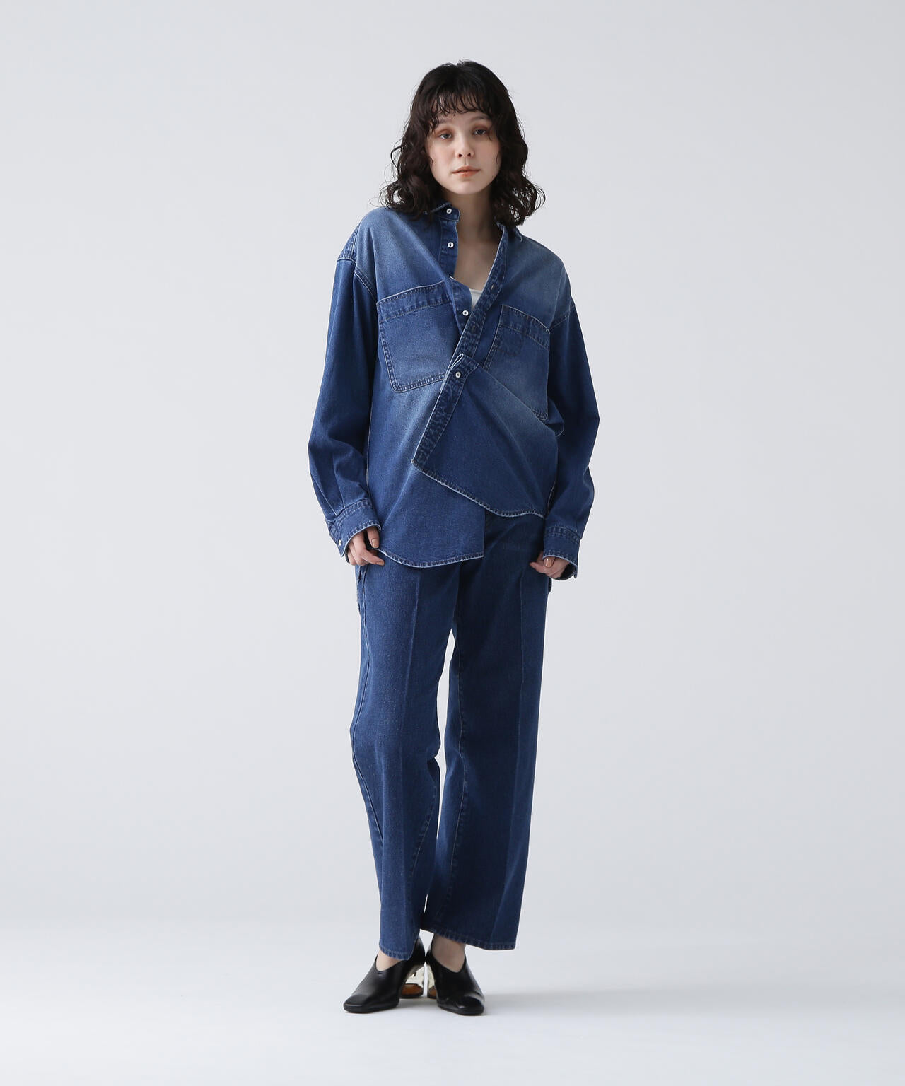 【365ユーティリティー】 洗っても取れづらいセンタープレスデニム