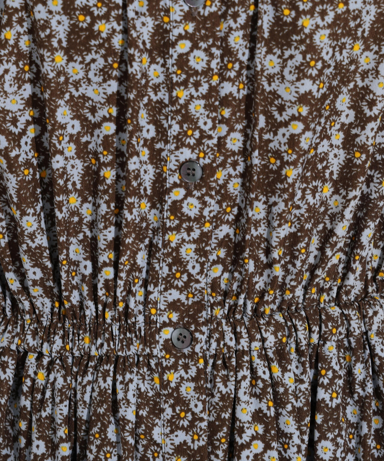 ヴィンテージフラワーシャツワンピース