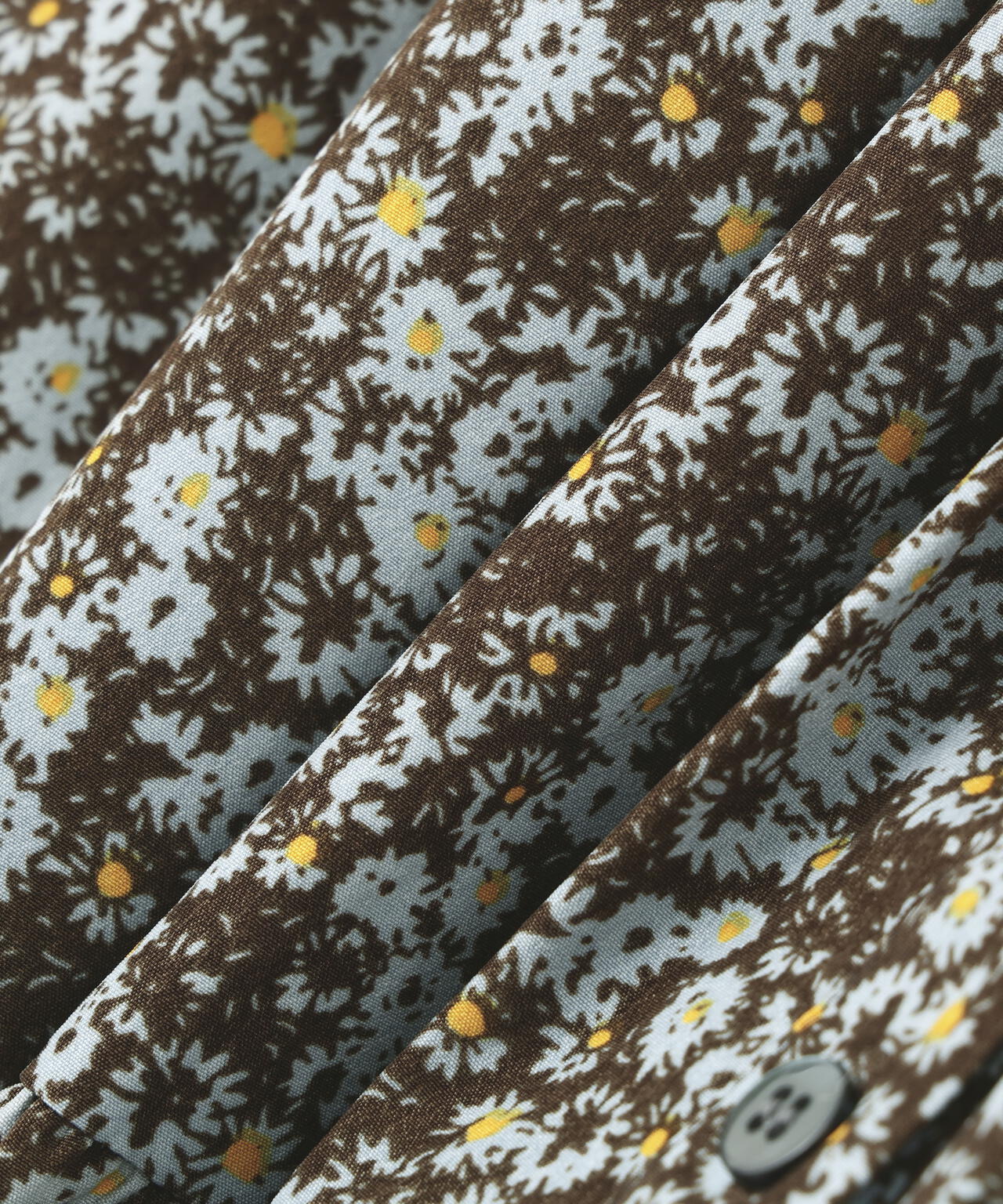 ヴィンテージフラワーシャツワンピース