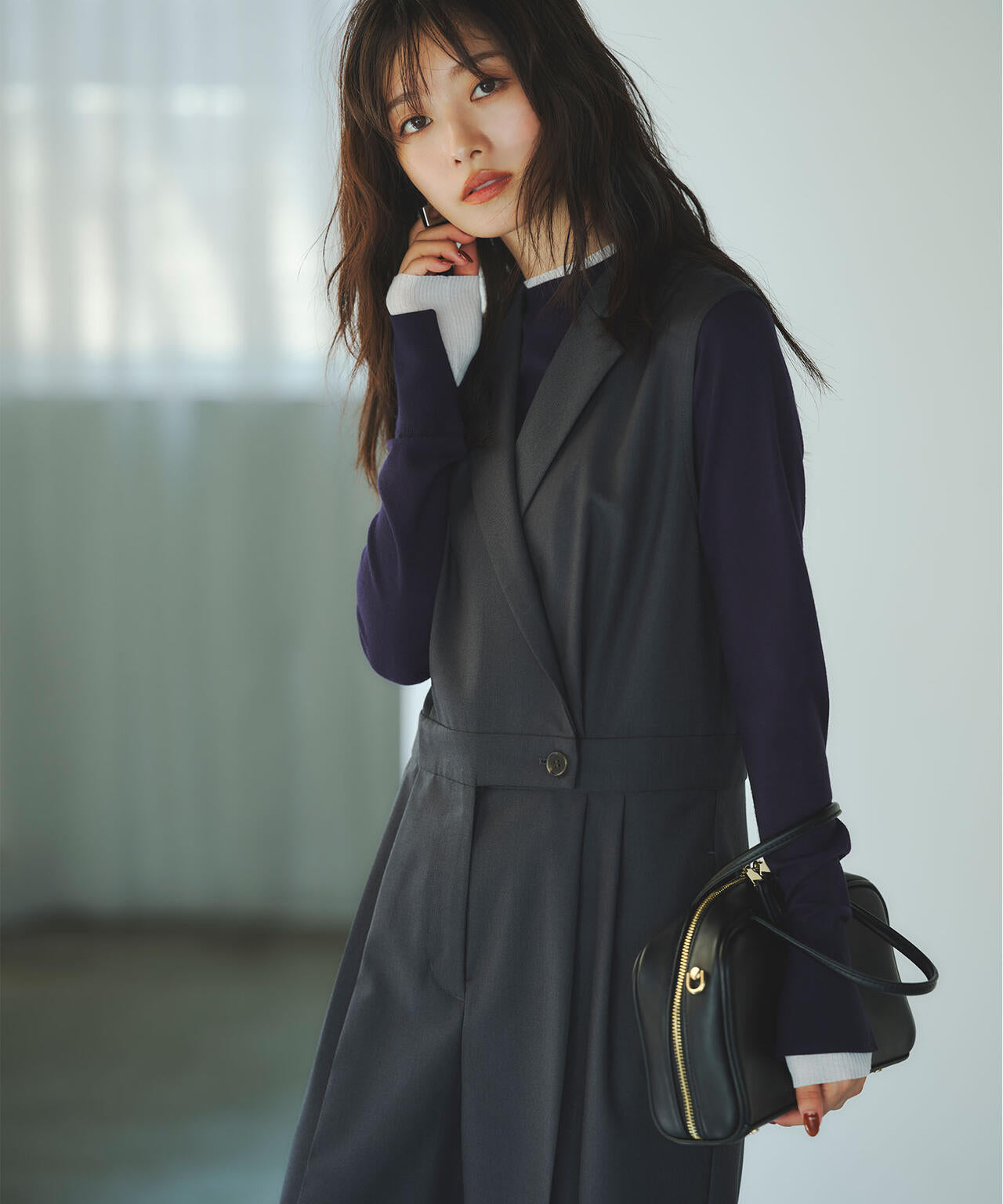 【小室安未さん着用】テーラードジャンプスーツ