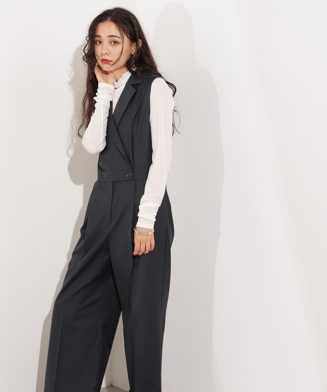 【小室安未さん着用】テーラードジャンプスーツ