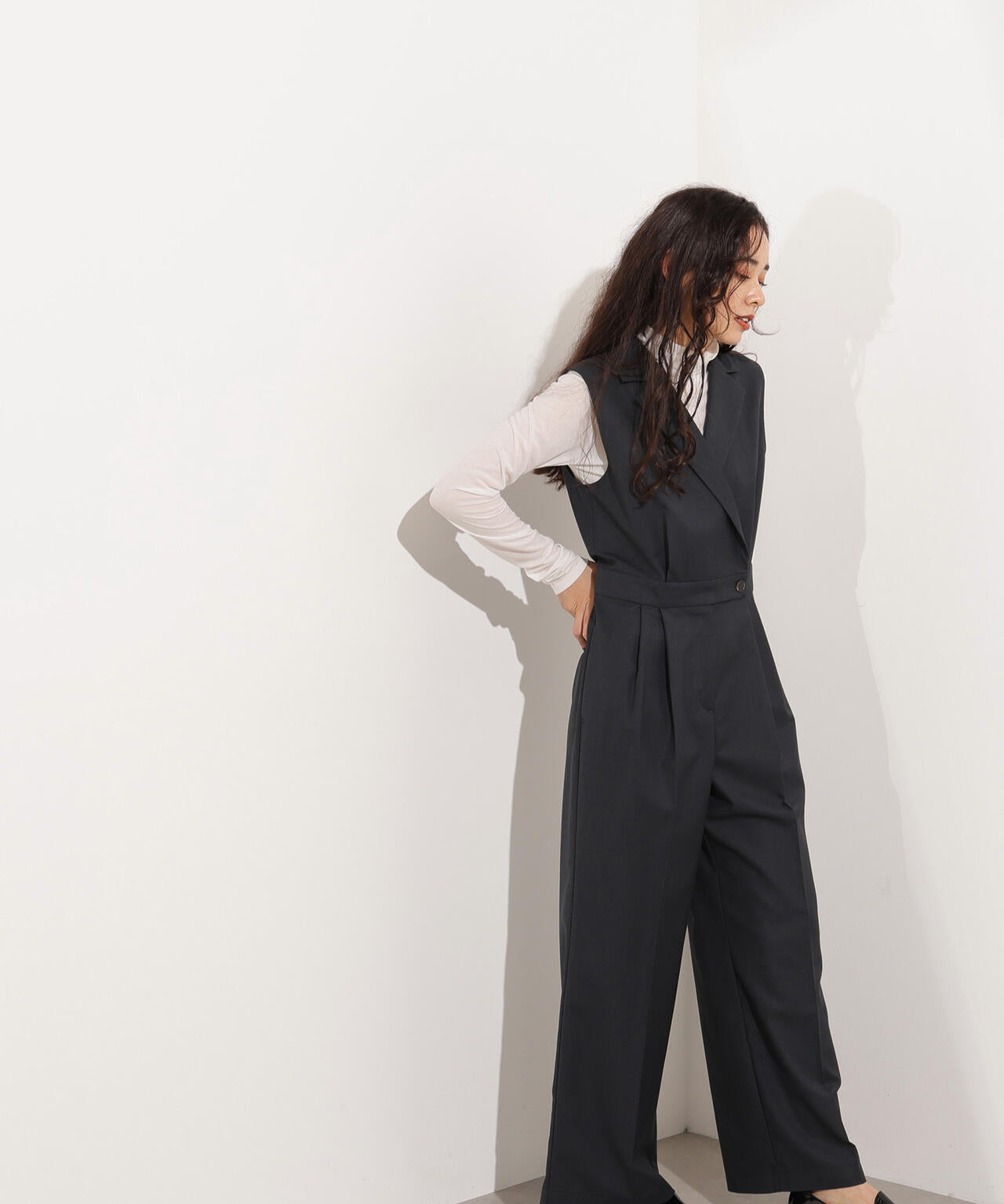 【小室安未さん着用】テーラードジャンプスーツ