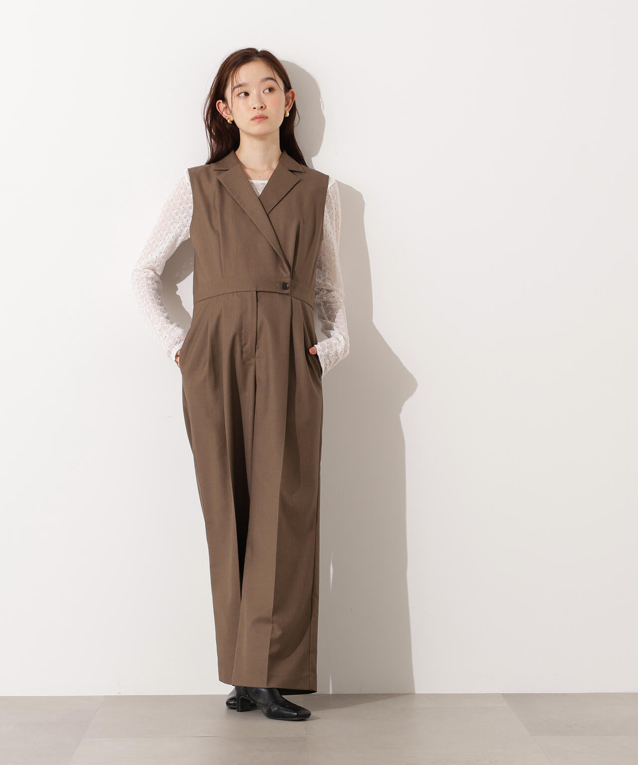【小室安未さん着用】テーラードジャンプスーツ