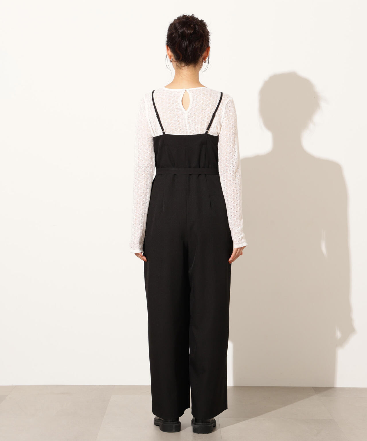 ベルト付きベアオールインワン