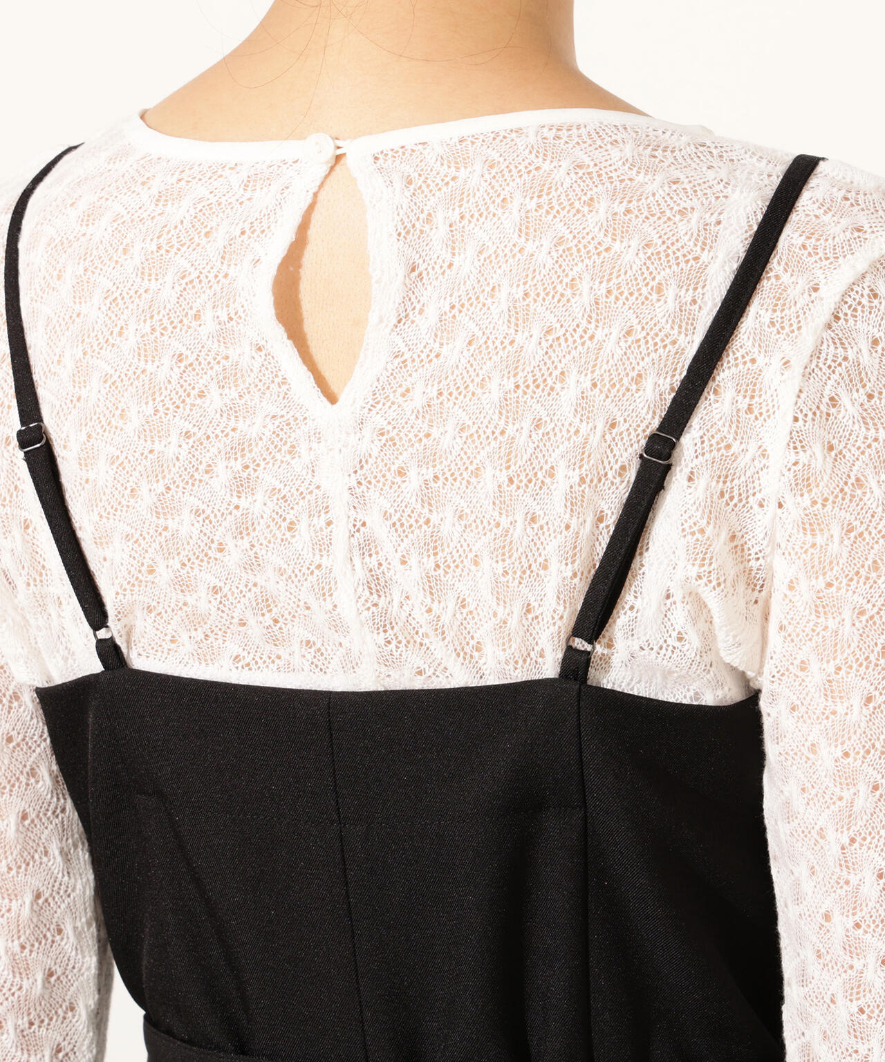 ベルト付きベアオールインワン