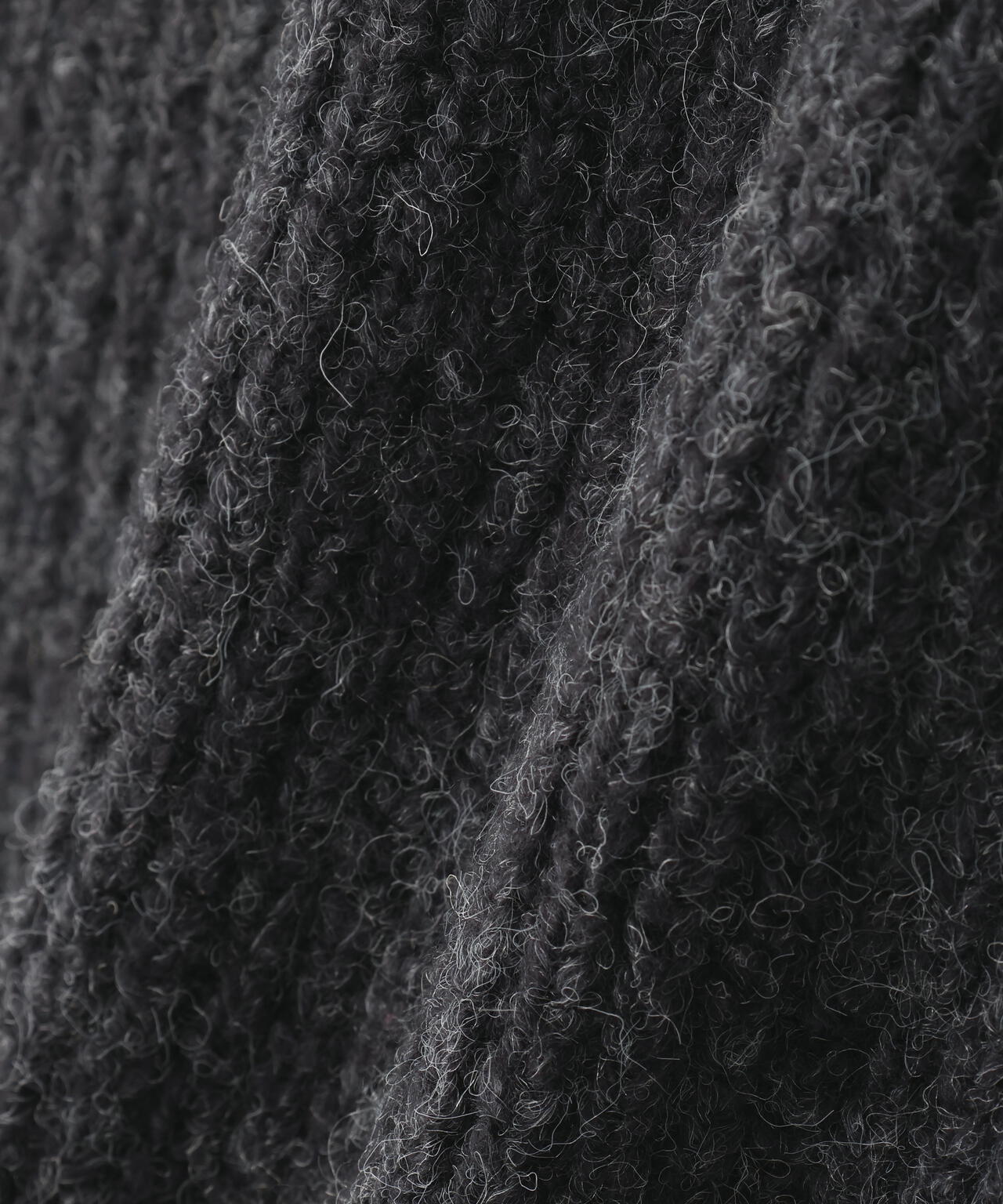 襟付ミニニットワンピース