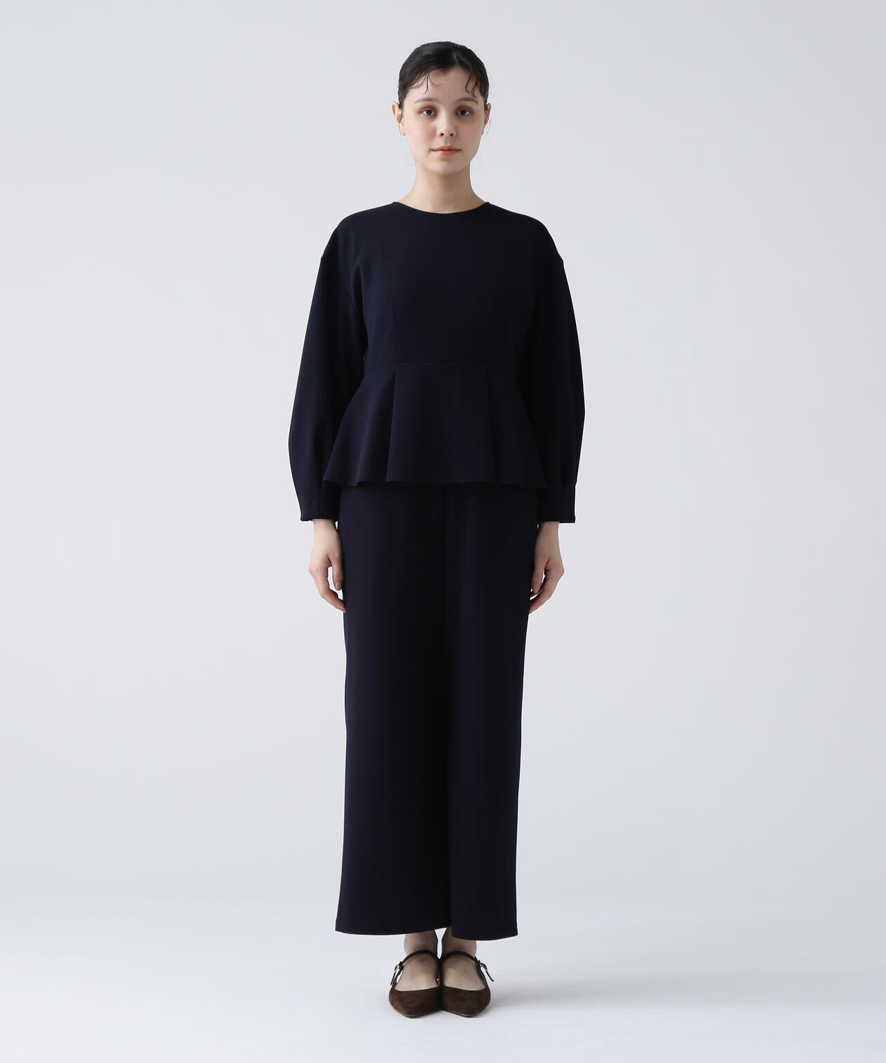 【瞬間コーデ】洗える楽ちんキレイ見え2WAYジャージーコンビネゾン