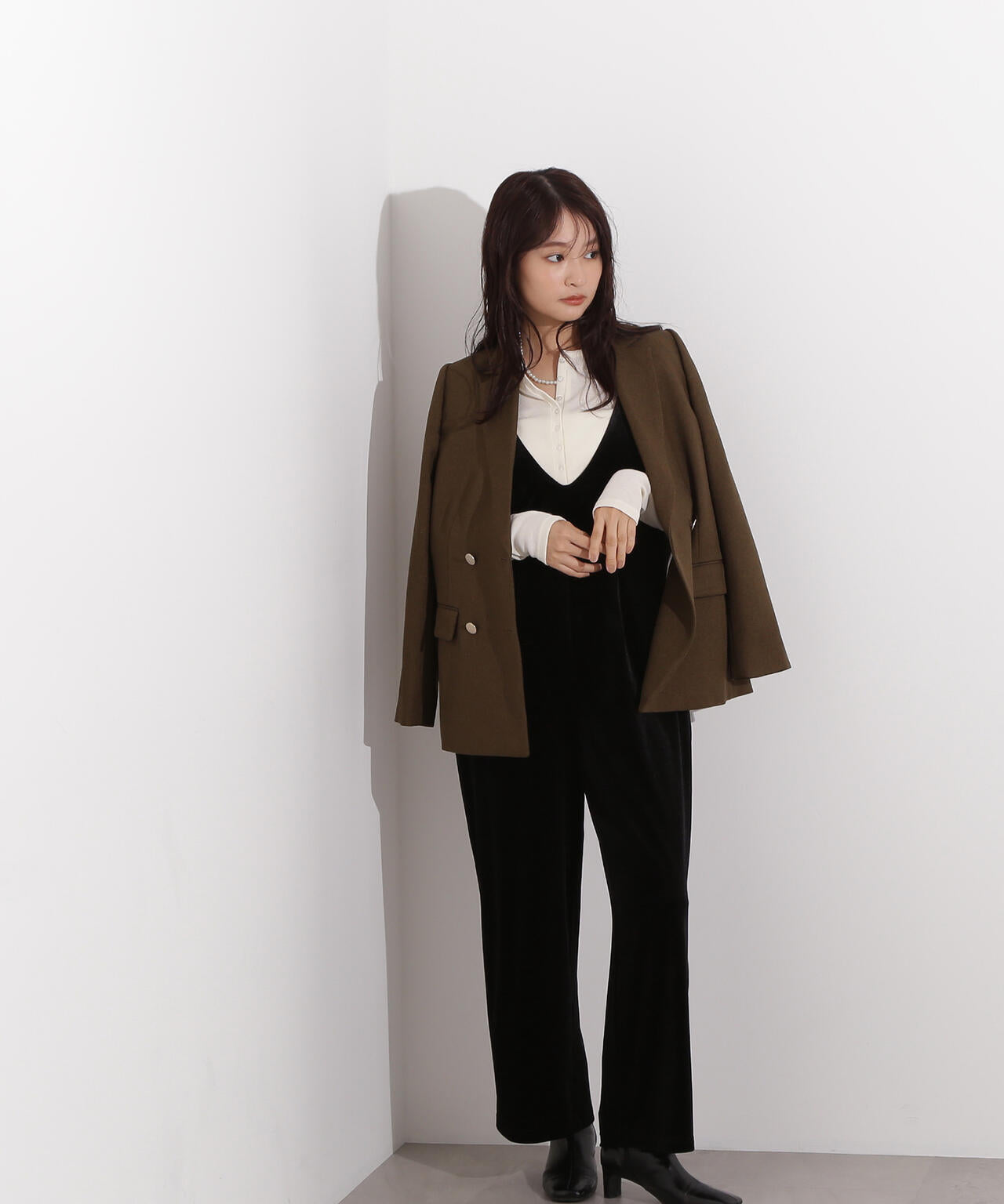 【岸本セシルさん着用】ダブルブレストテーラードジャケット