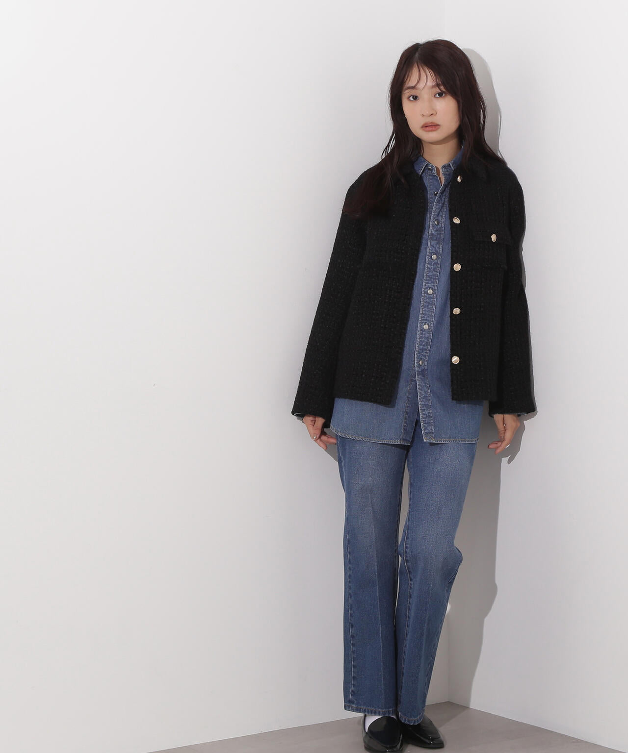 ツイード SETUP ブルゾン