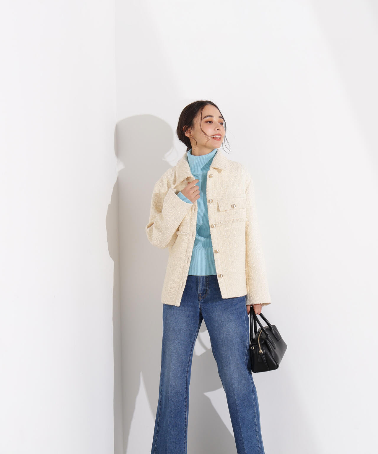 ツイード SETUP ブルゾン