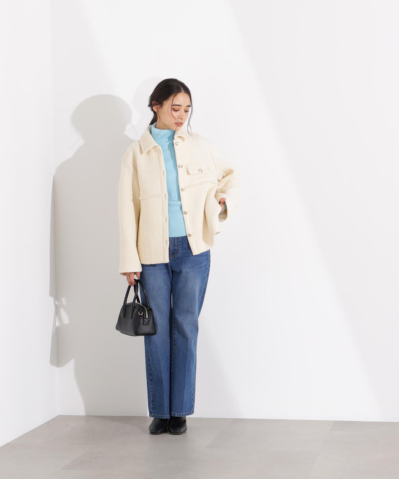 ツイード SETUP ブルゾン