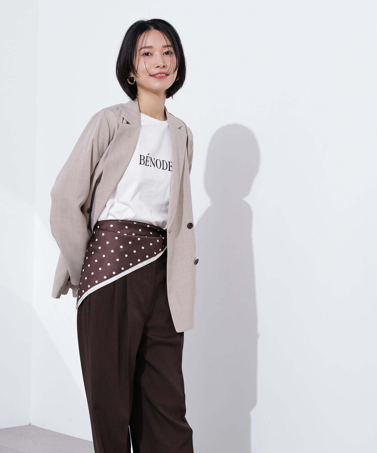 ライトテーラードダブルジャケット