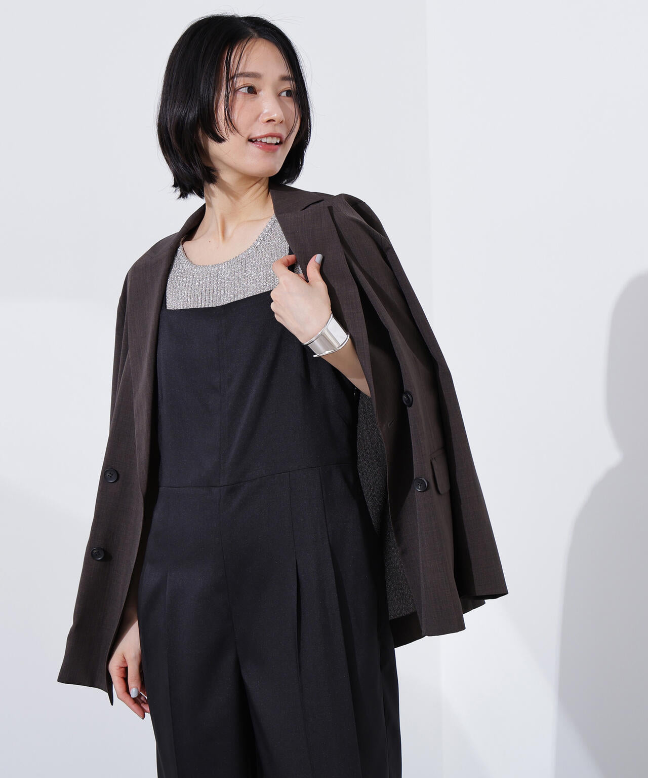 ライトテーラードダブルジャケット