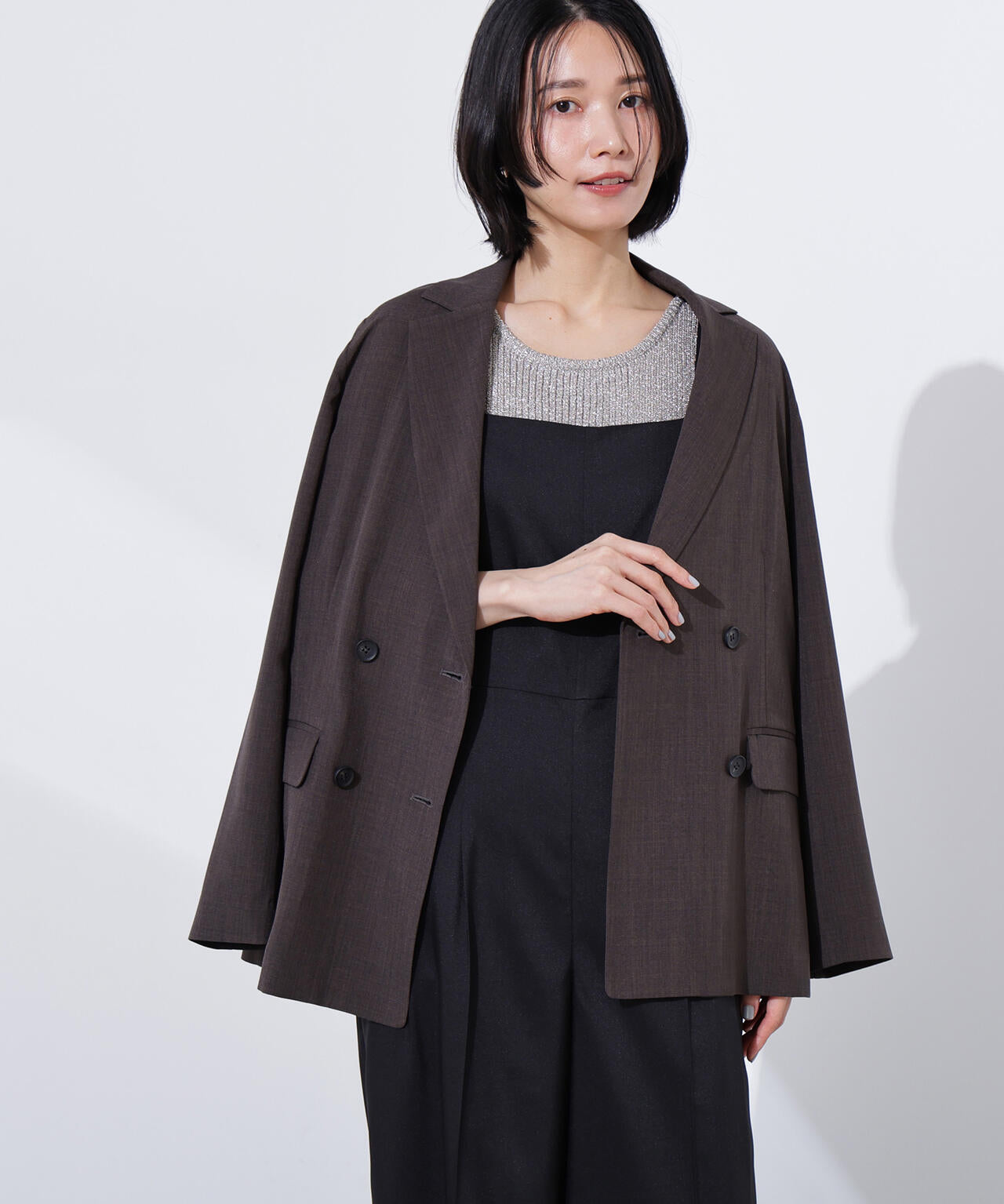 ライトテーラードダブルジャケット