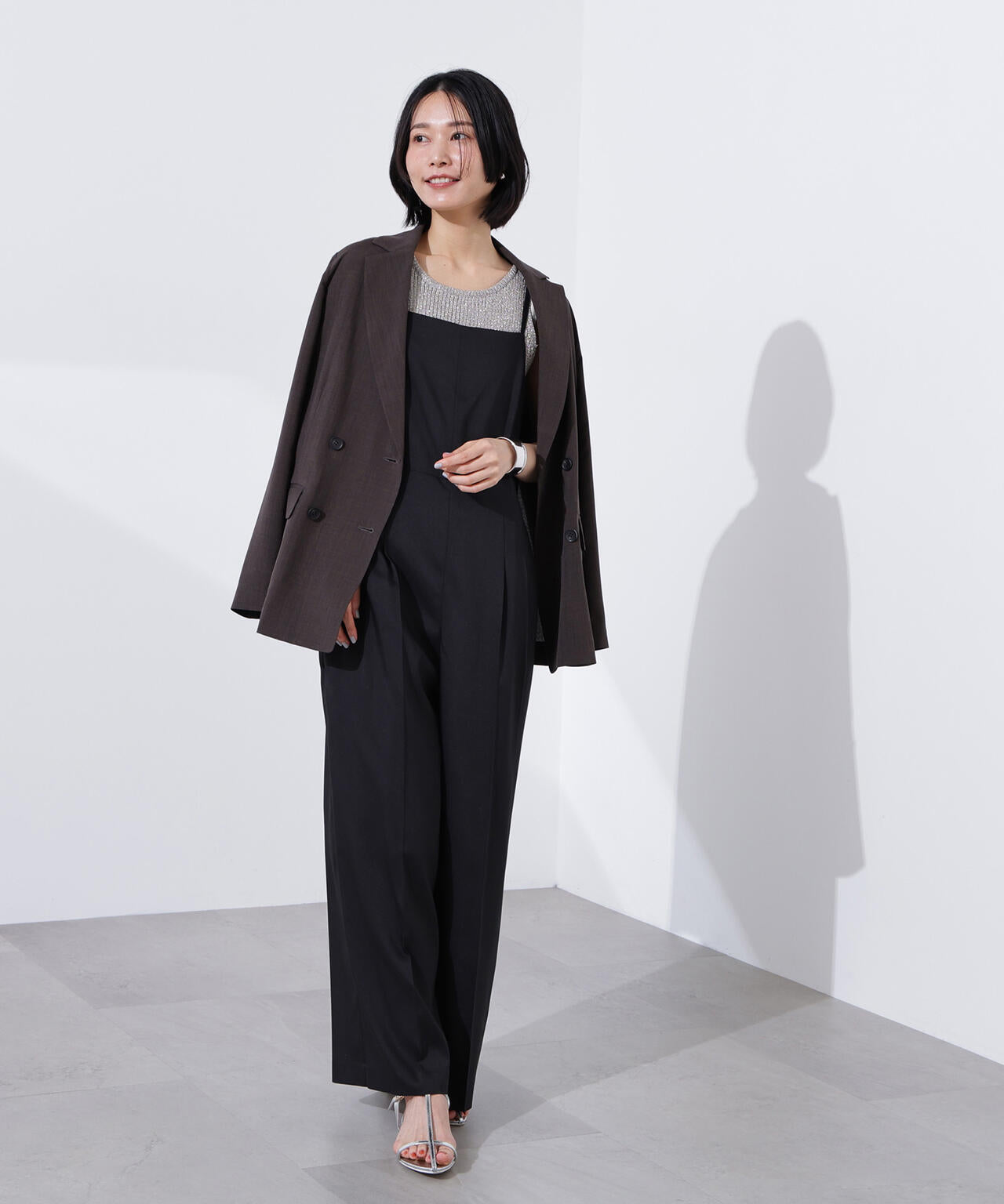 ライトテーラードダブルジャケット