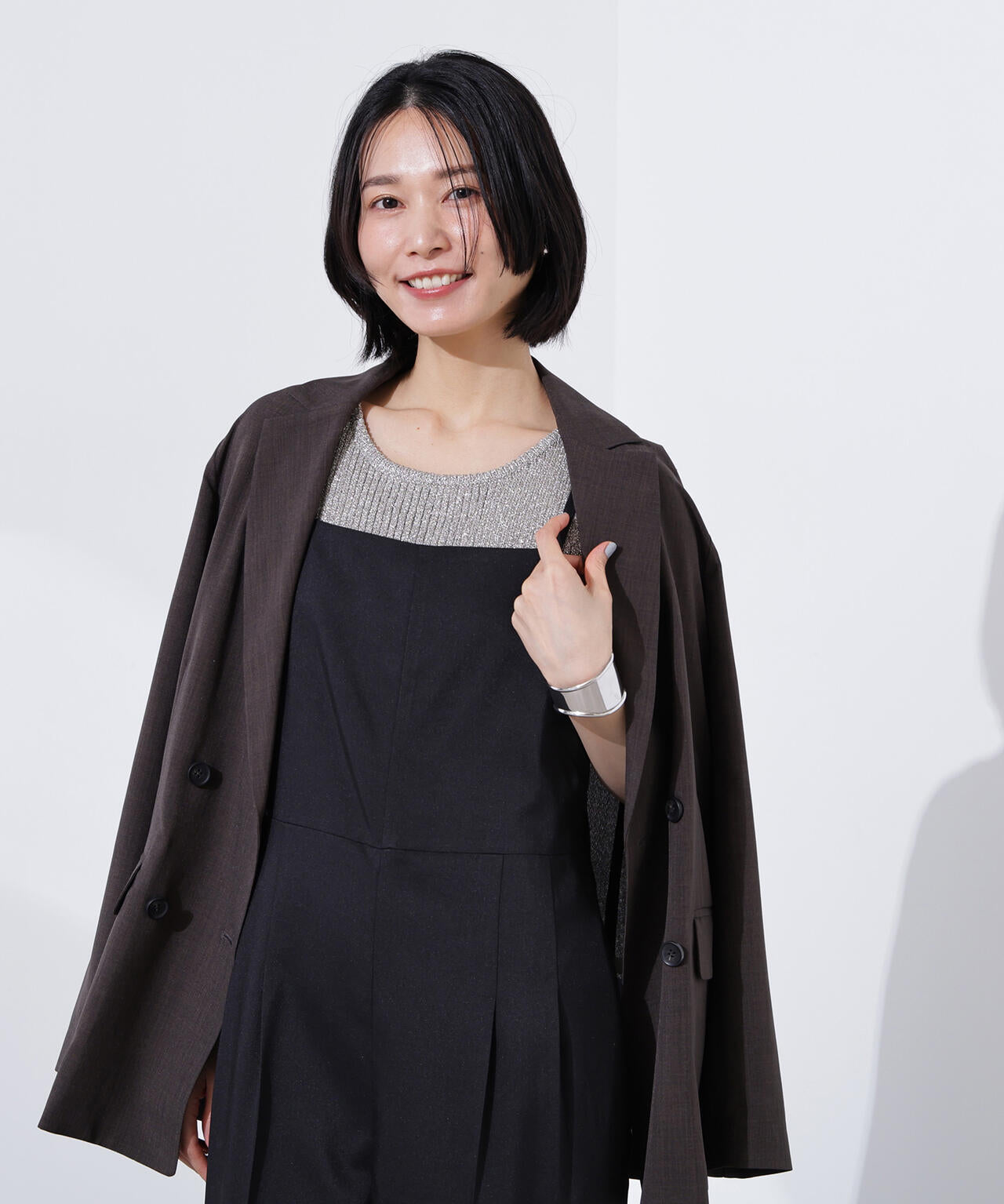 ライトテーラードダブルジャケット