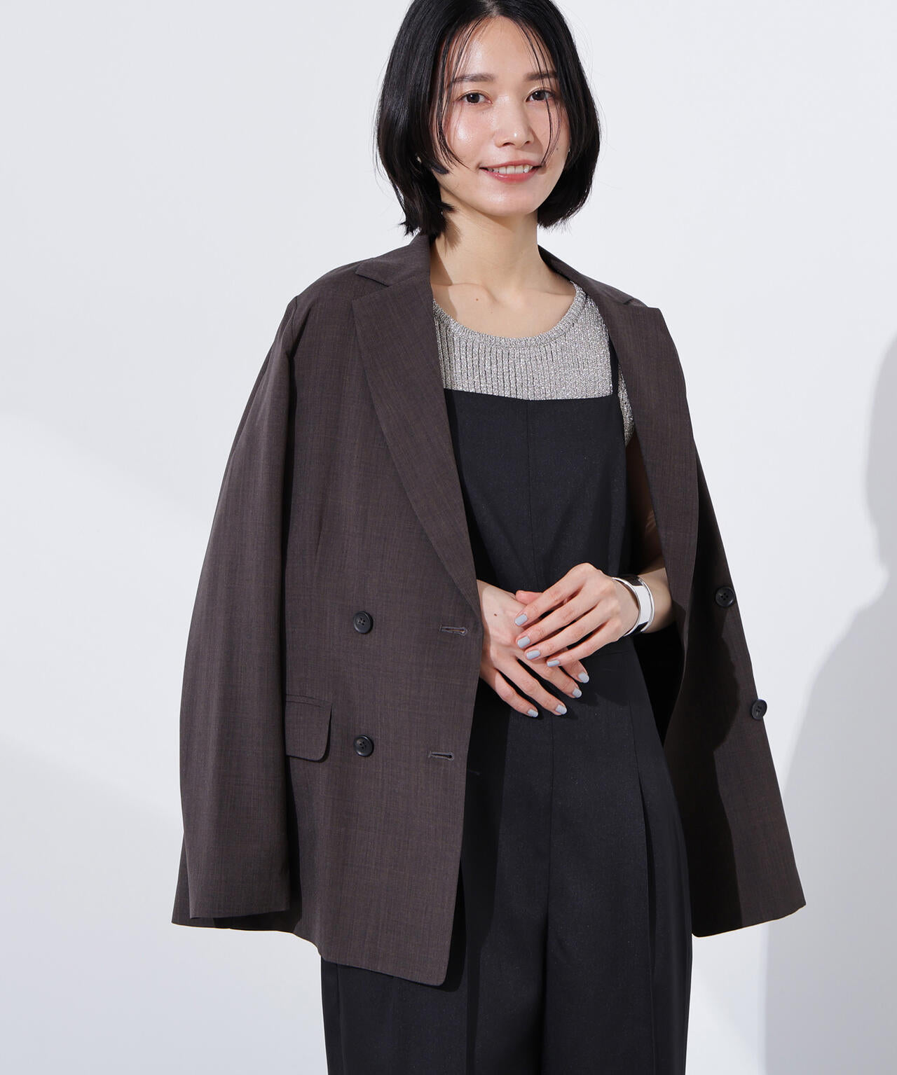 ライトテーラードダブルジャケット