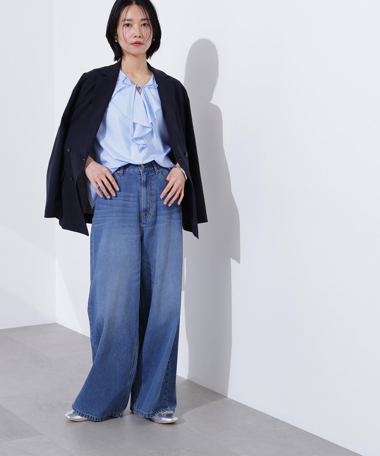 ライトテーラードダブルジャケット