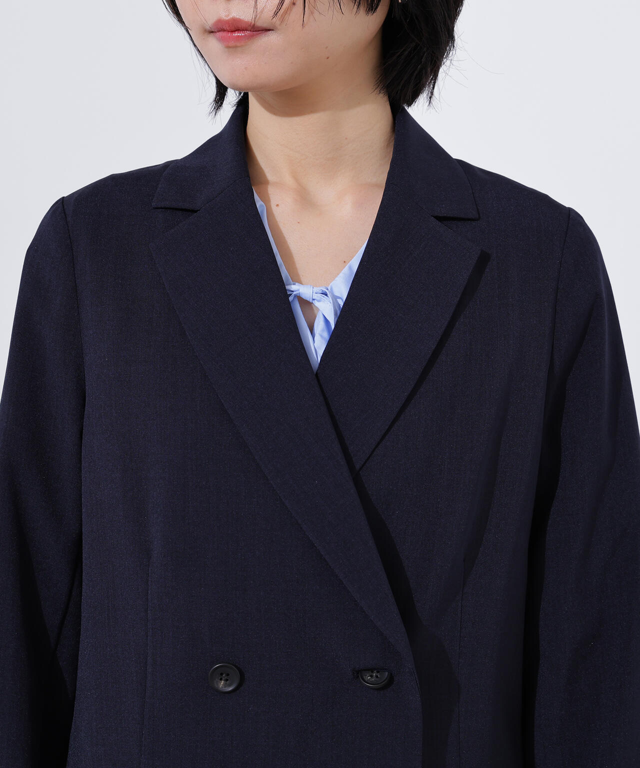 ライトテーラードダブルジャケット