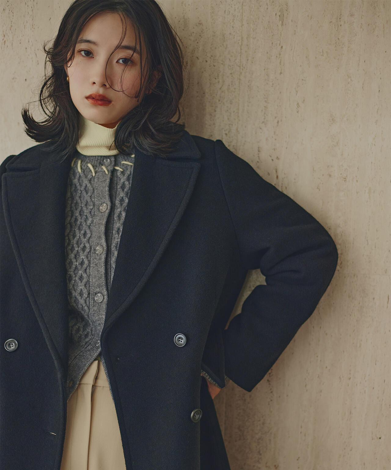 チェスターロングコート