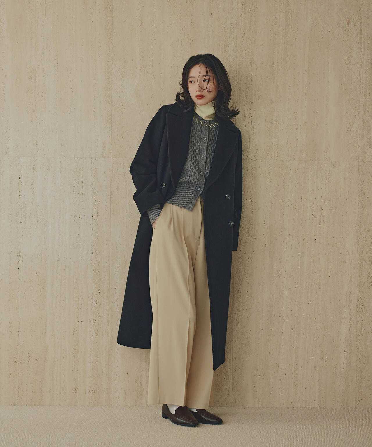 チェスターロングコート