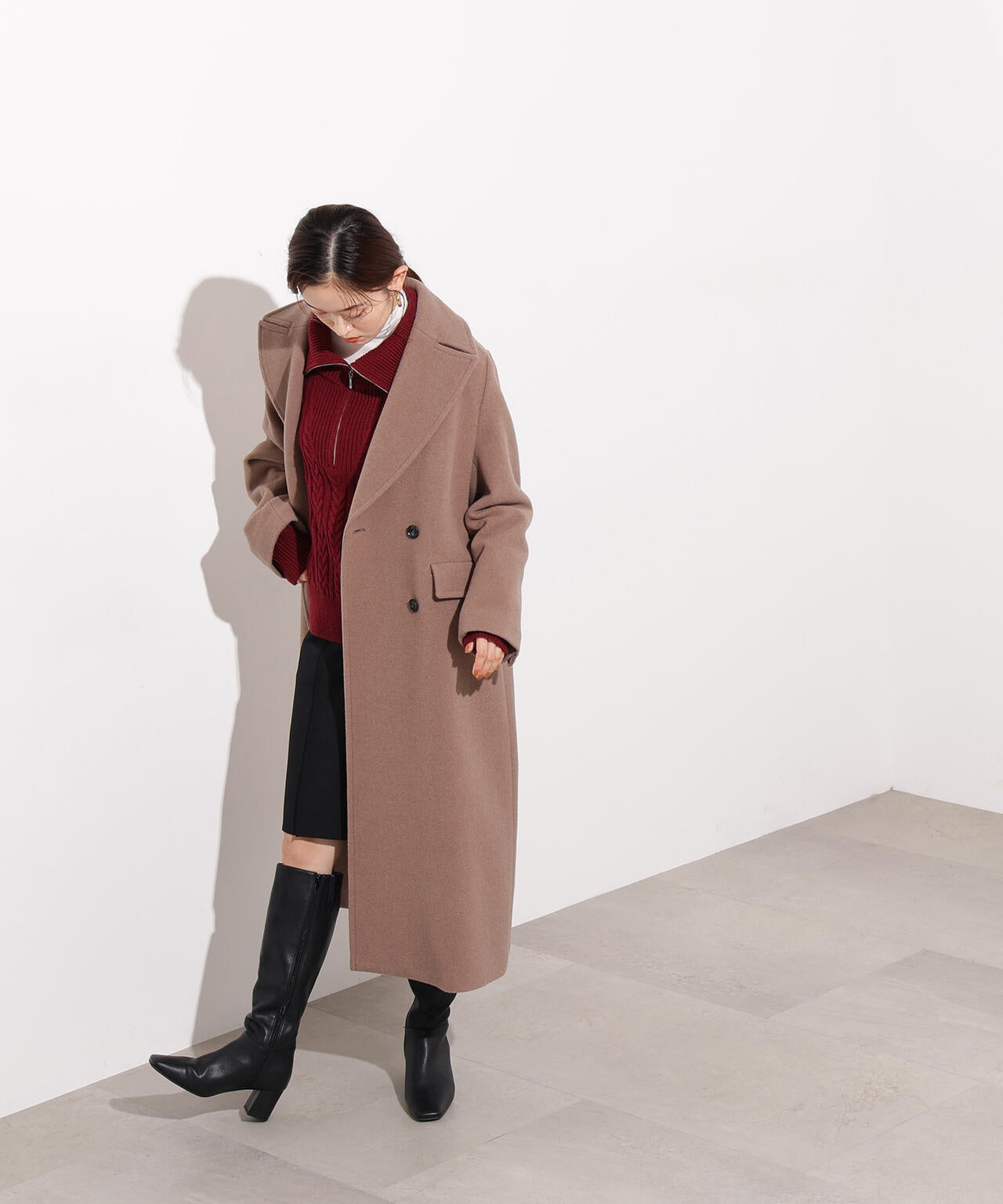 チェスターロングコート