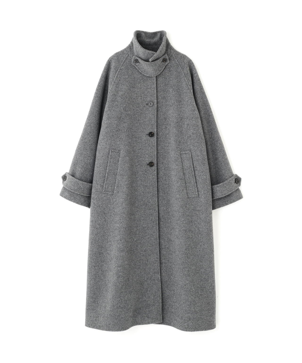 【岸本セシルさん着用】ステンカラーロングコート