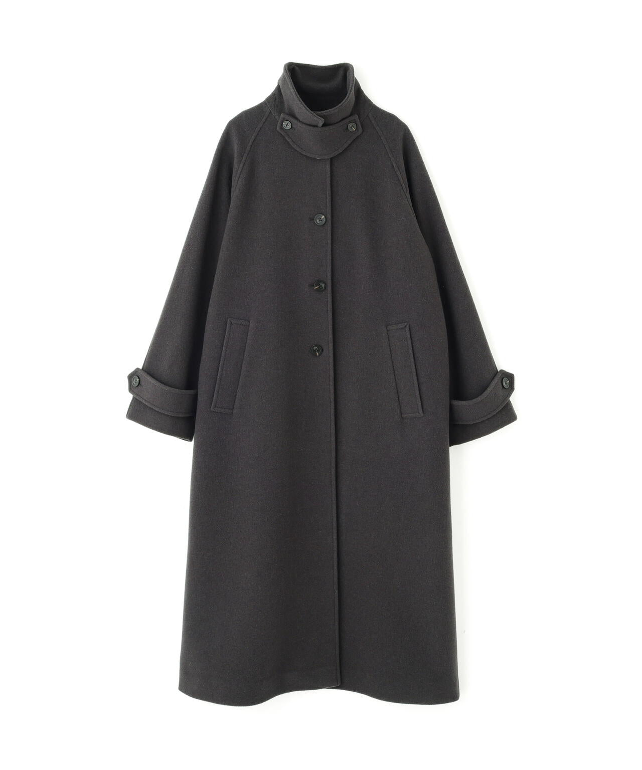 【岸本セシルさん着用】ステンカラーロングコート