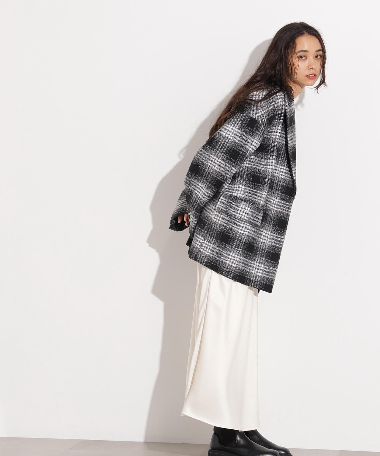 【岸本セシルさん着用】オーバージャケットコート