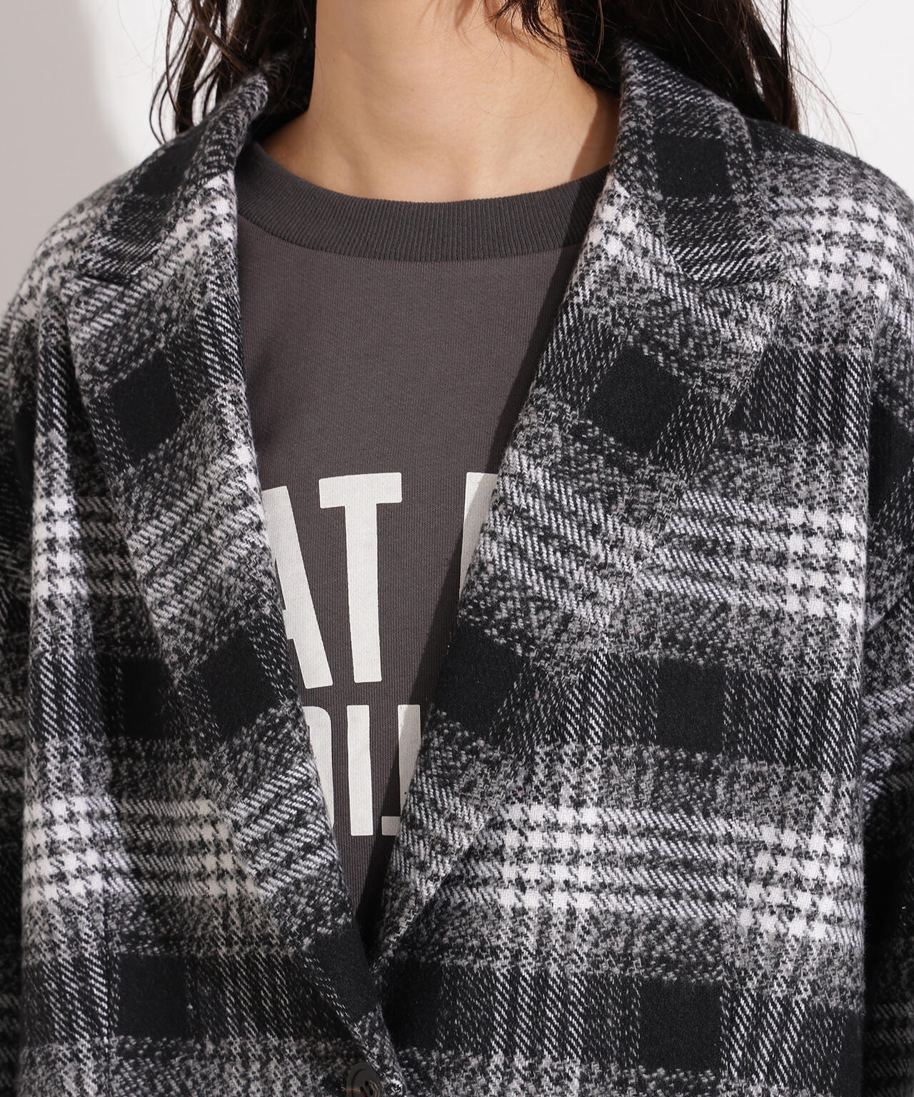 【岸本セシルさん着用】オーバージャケットコート