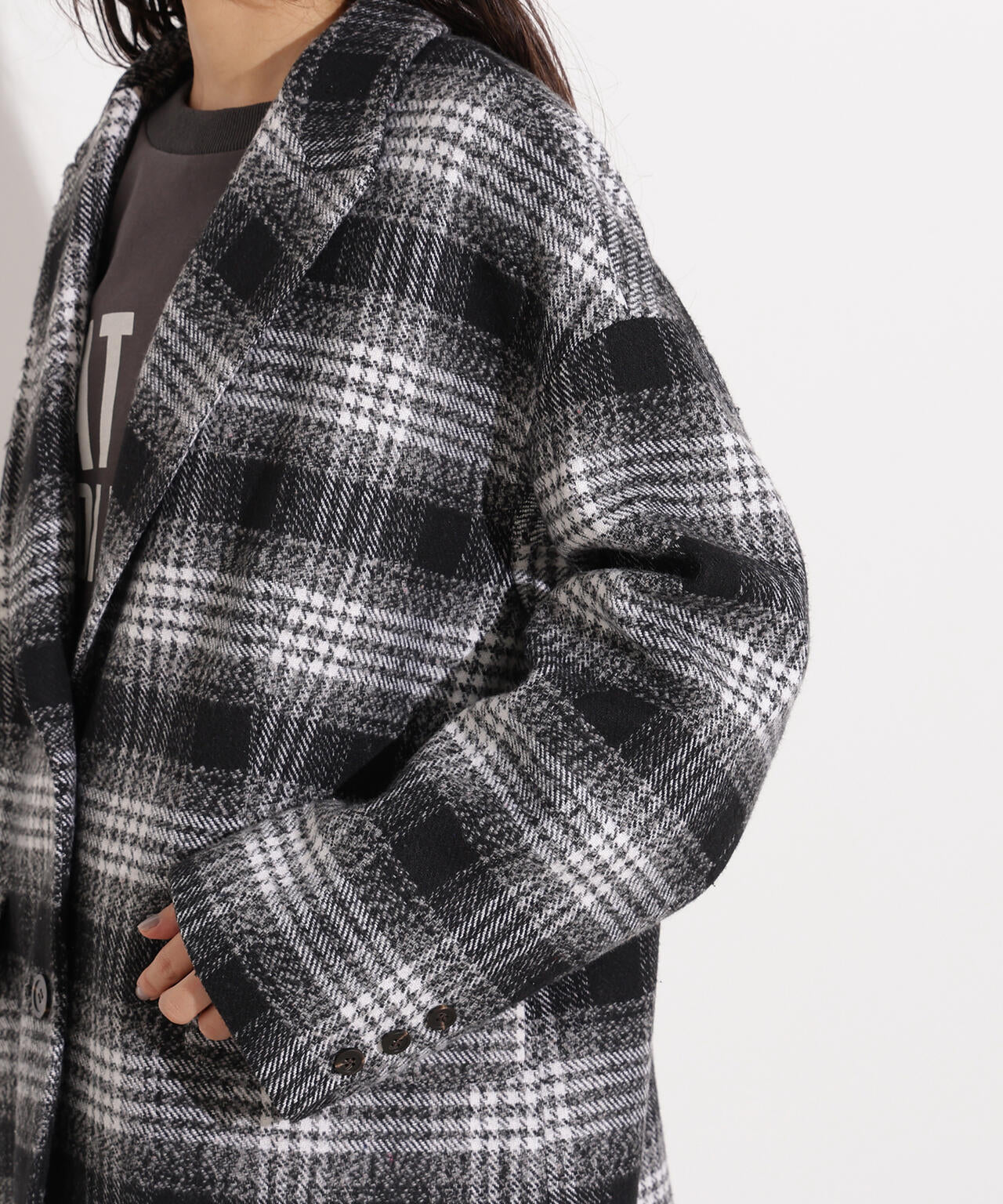 【岸本セシルさん着用】オーバージャケットコート