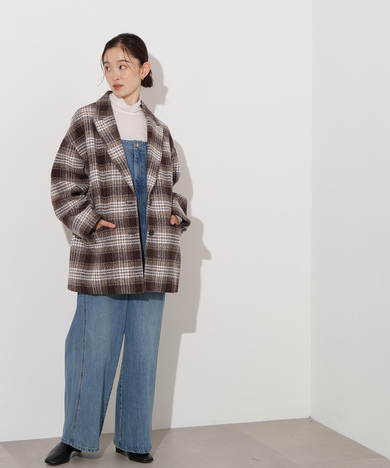 【岸本セシルさん着用】オーバージャケットコート