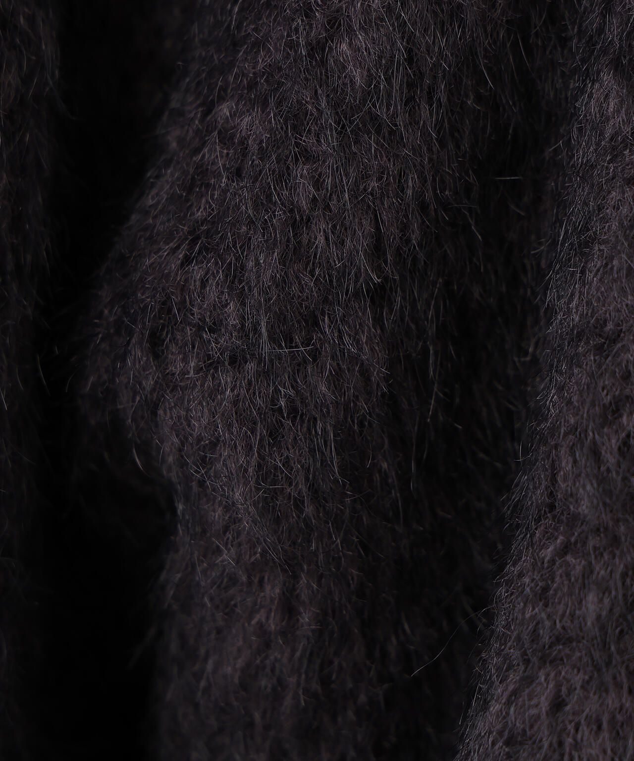 スタンドネックシャギーブルゾン