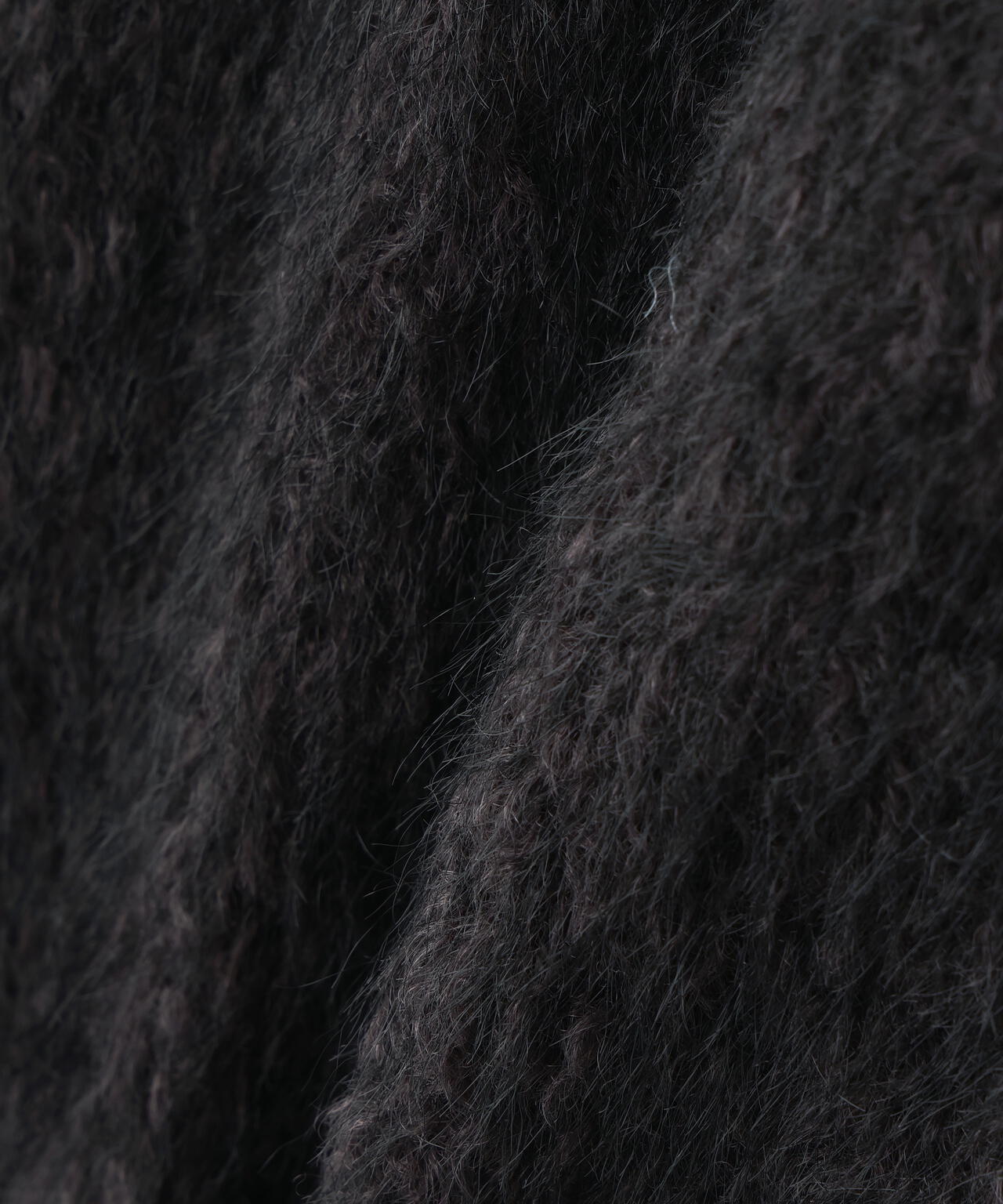 スタンドネックシャギーブルゾン