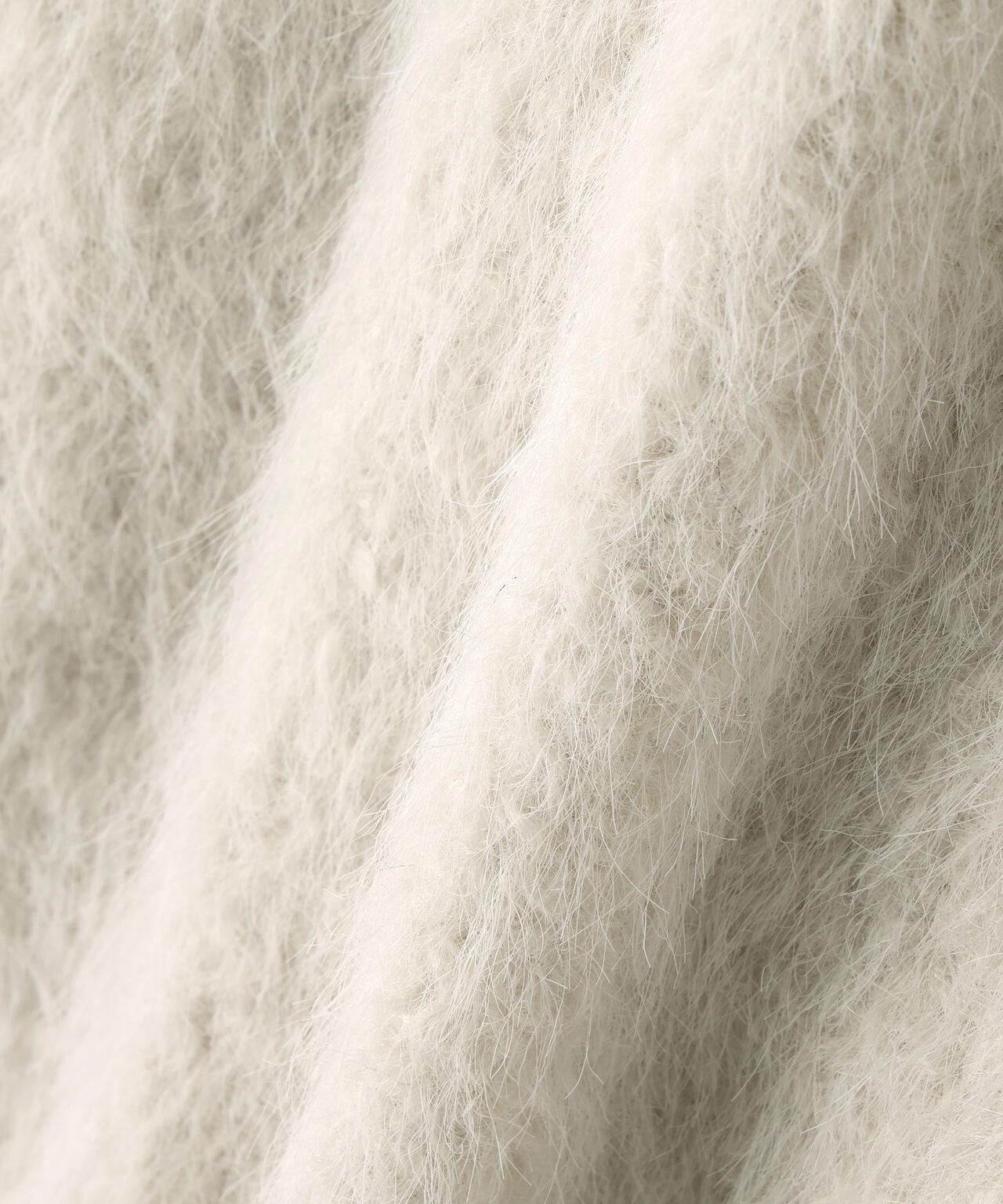 スタンドネックシャギーブルゾン