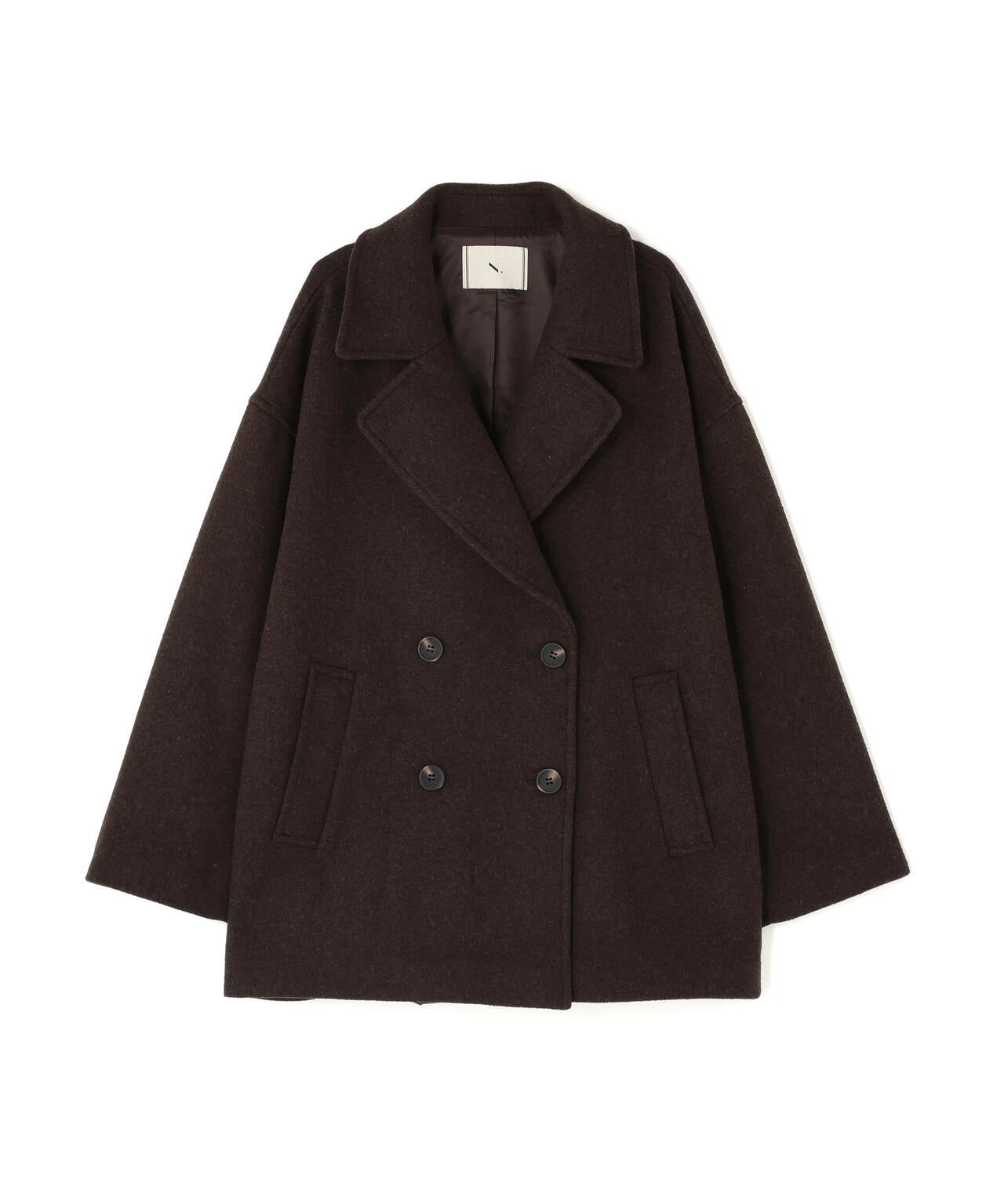 ミドルPコート《ブラウン×ゴールドボタン:LUMINE・LUCUA・official site限定》