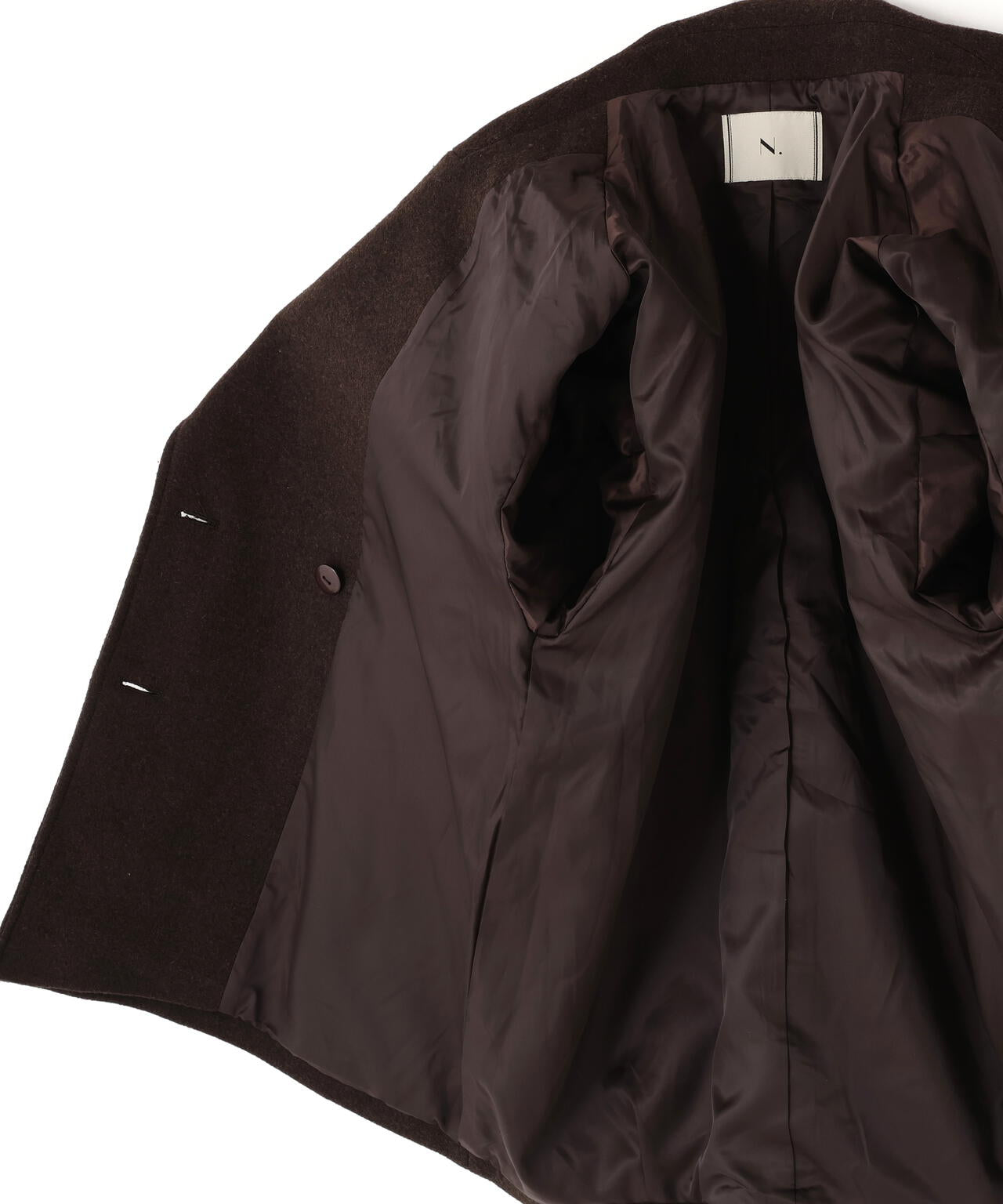 ミドルPコート《ブラウン×ゴールドボタン:LUMINE・LUCUA・official site限定》