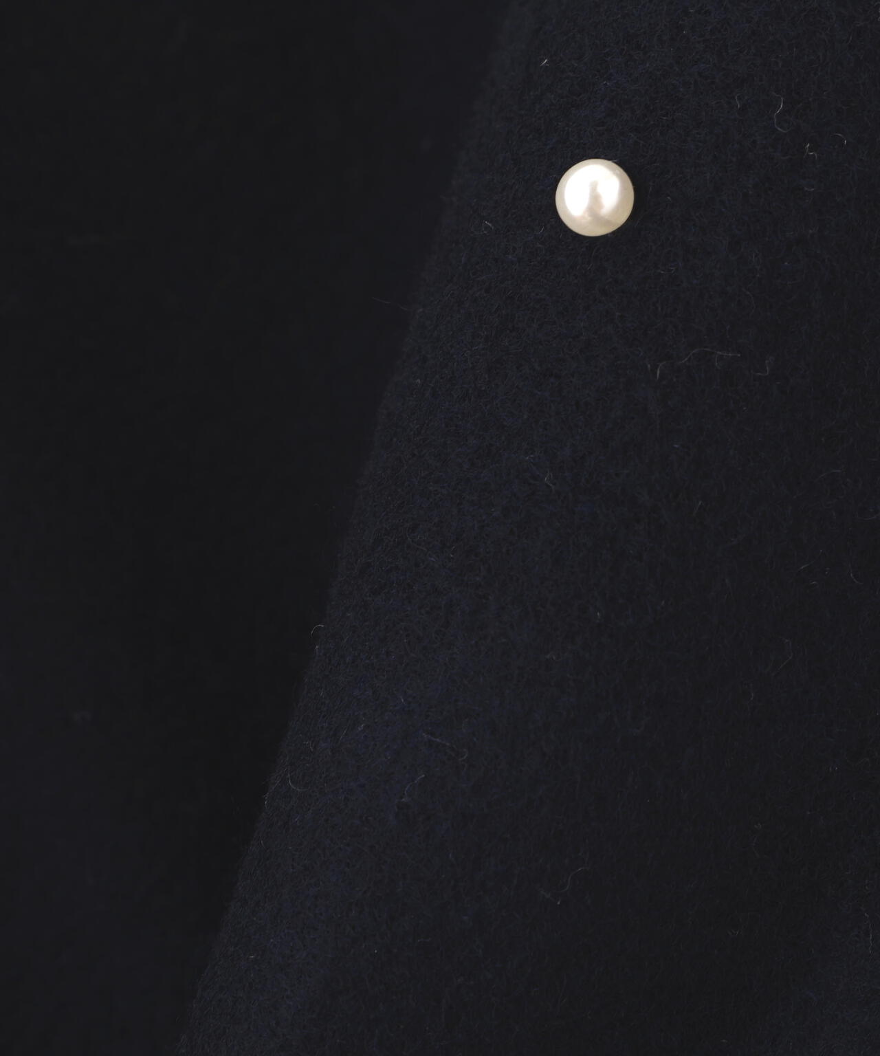 【好きを着て気分が高まる】羽織るジュエリー。パール付きショートコート