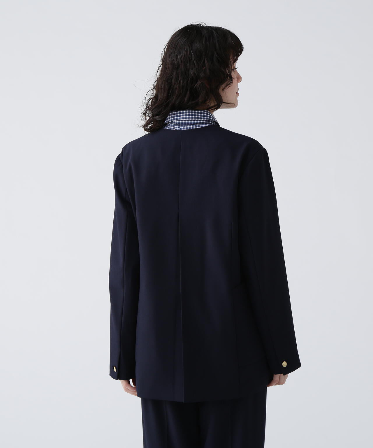 【365ユーティリティー】洗えてシワになりづらいストレッチギャバセットアップ ジャケット