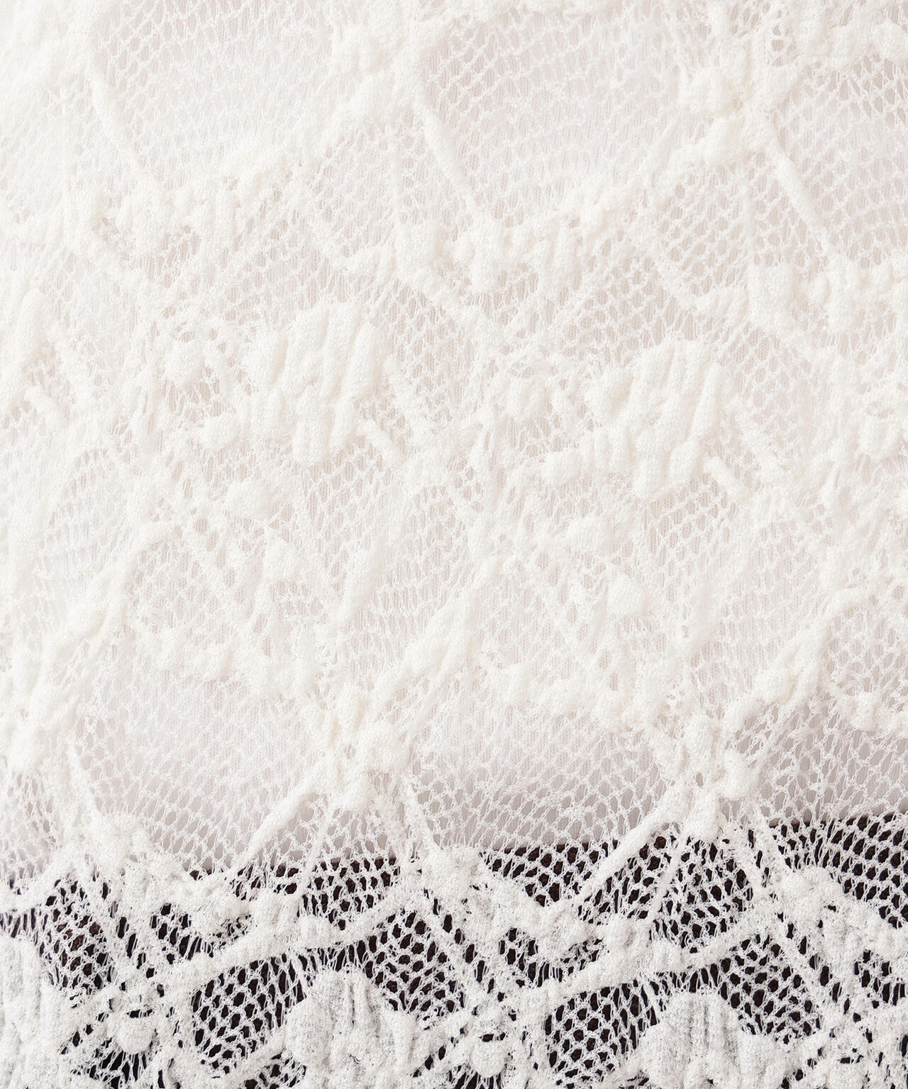 【岸本セシルさん着用】レースハイネックカットソー